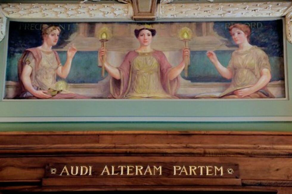 Mandatory Credit: Photo by Seth Perlman/AP/Shutterstock (6120849d)
One of many murals and...