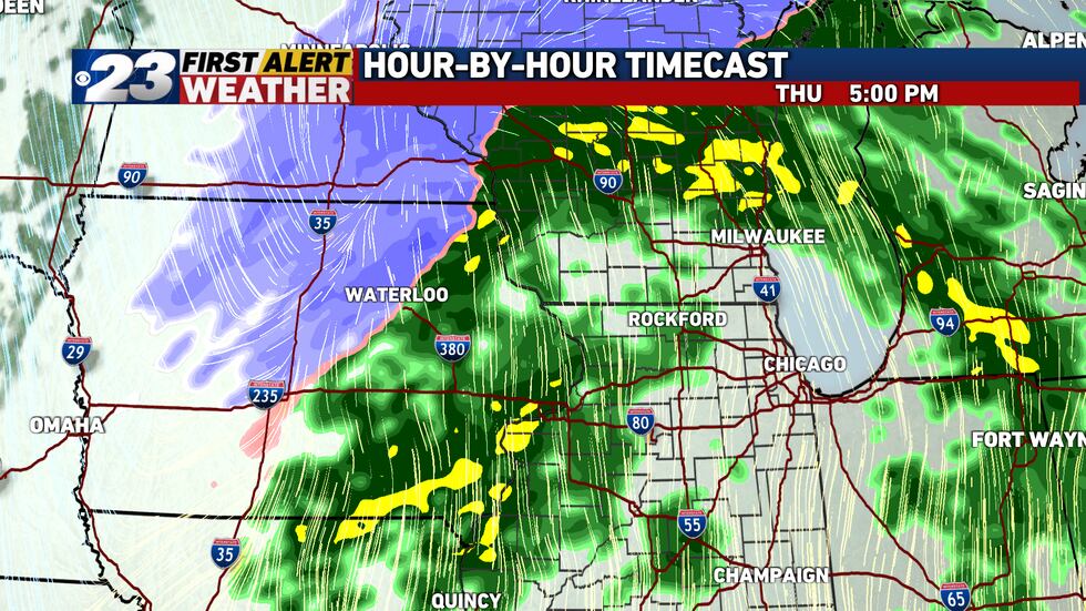 It won't rain all afternoon Thursday, but there will be several intervals of showers and...