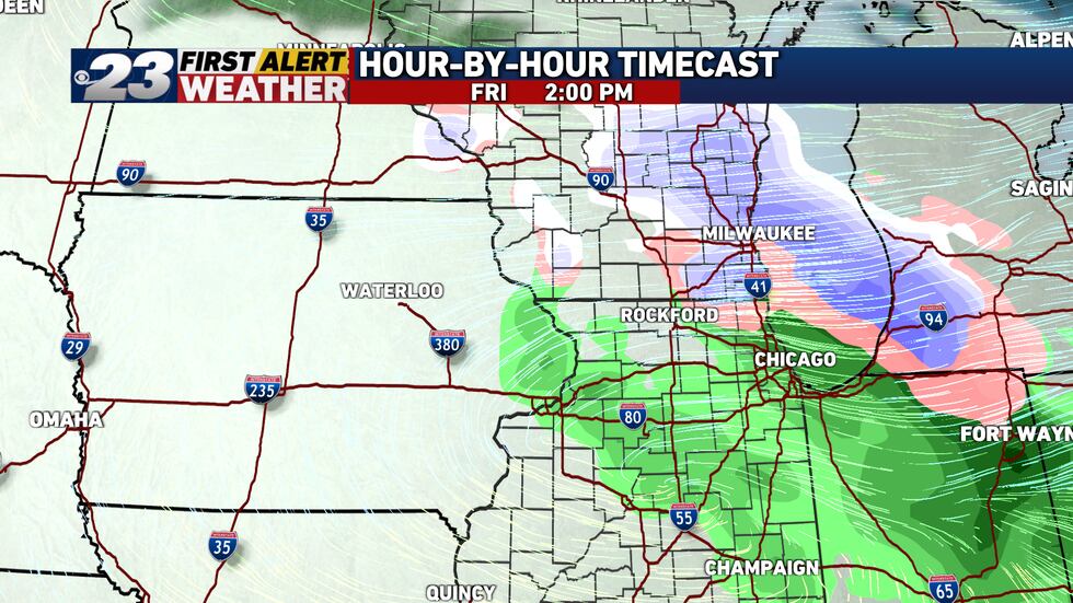 Sprinkles or flurries may linger through the early afternoon, though the bulk of the...