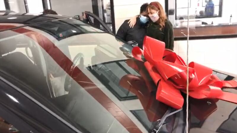 Jacquelyn Hunt received a free minivan on Christmas Eve 2020 and immediately used it to...