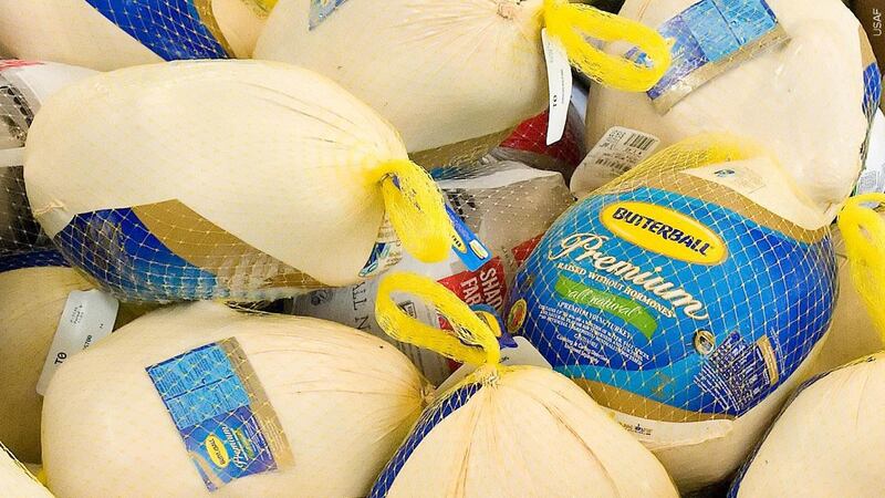Frozen turkey