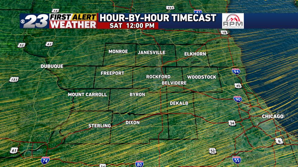Sunshine will be out in full force once again Saturday, allowing temperatures to return to the...