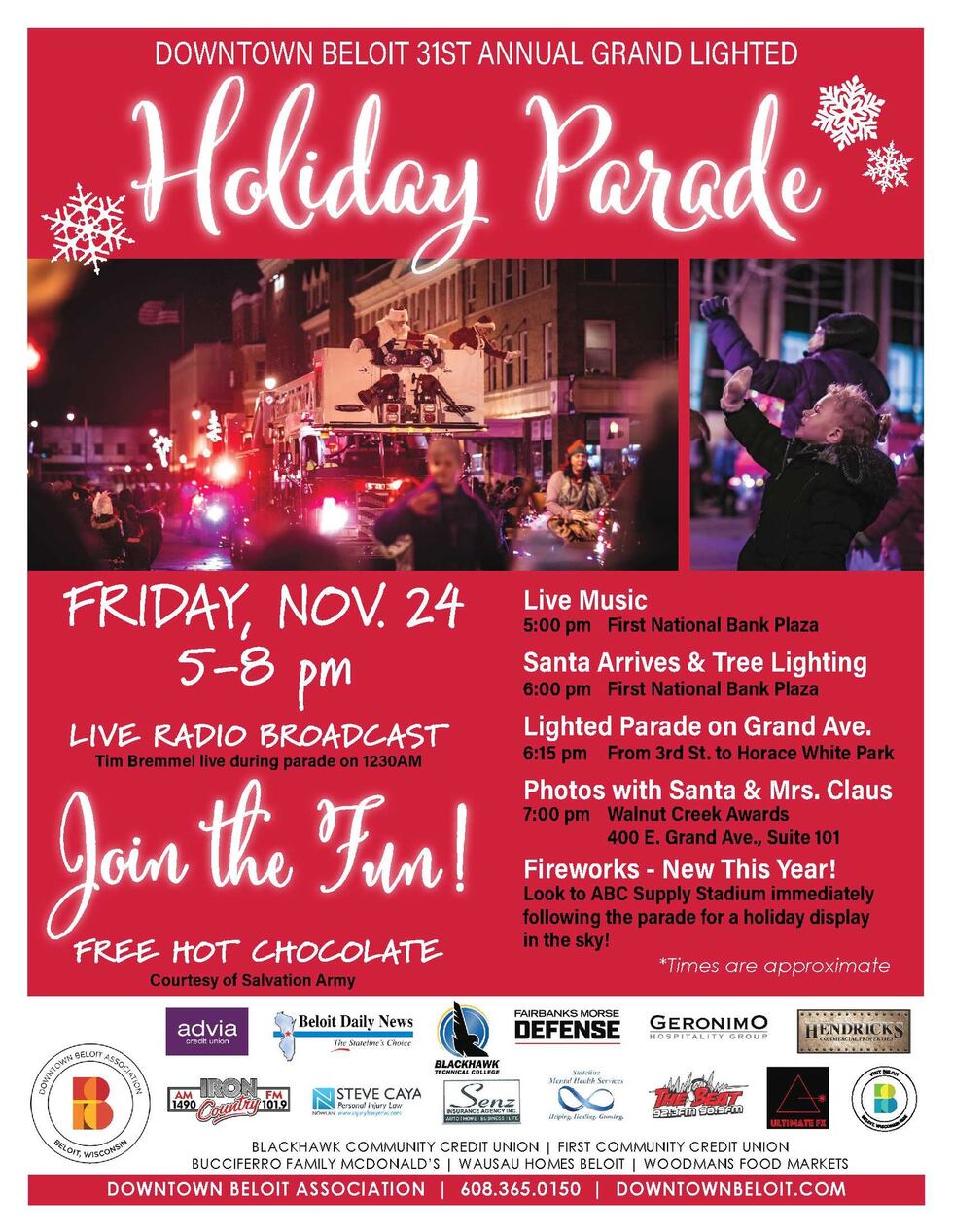 Poster for Grand Lighted Holiday Parade