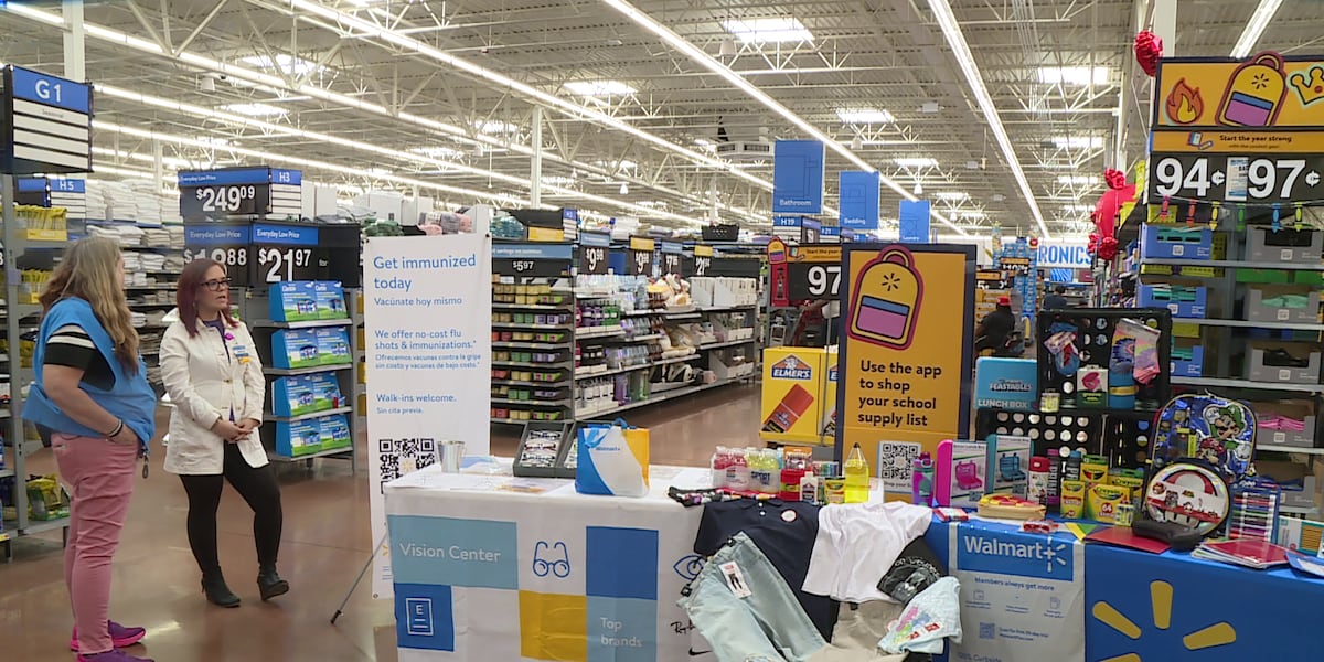 Walmart becomes one-stop shop for school shopping - WIFR
