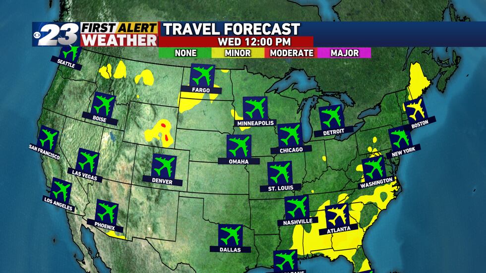 Most of the country will be very quiet on Thanksgiving Eve.