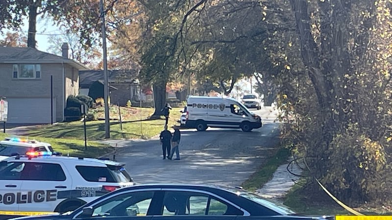 Photo of the investigation scene