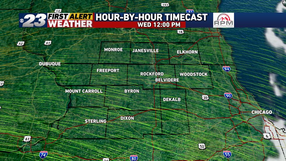 Sunshine will be back out in all its glory on Wednesday.