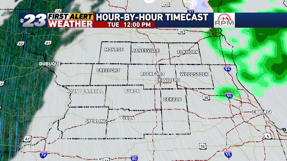 Clouds are to stick around for most of Tuesday.
